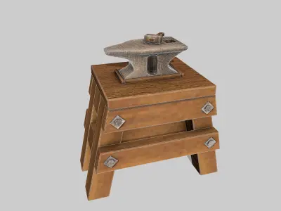 Anvil Hammer 3D model