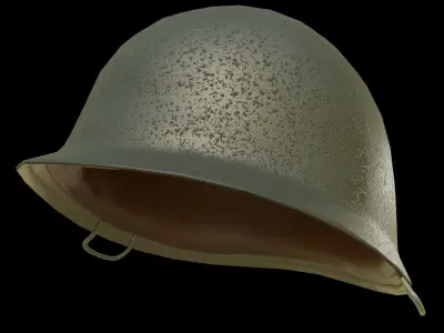 US M1 Helmet Low-poly 3D model