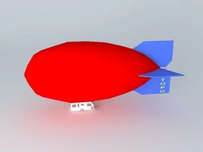 Caravan Airship Free 3D model
