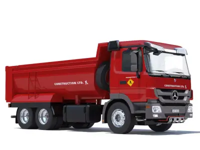 Mercedes Actros Dumper 3D model