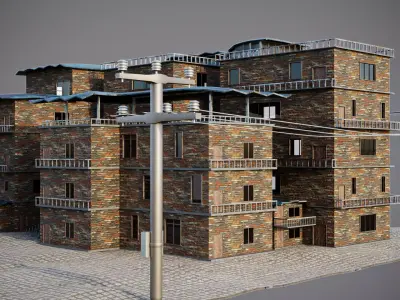 building Low-poly 3D model 11