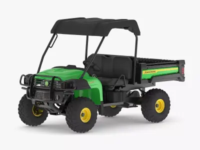 John Deere HPX615E Utility Vehicle 01 3D model