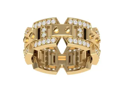 Wedding Ring  3D print model 276