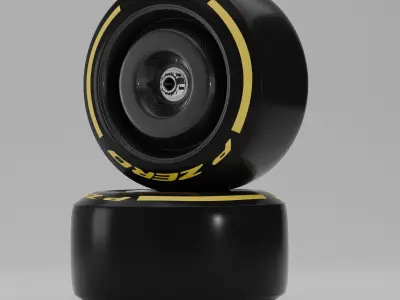 F1 Pirelli P Zero Tire 3D model