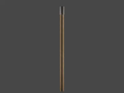 Realistic Axe Low-poly 3D model