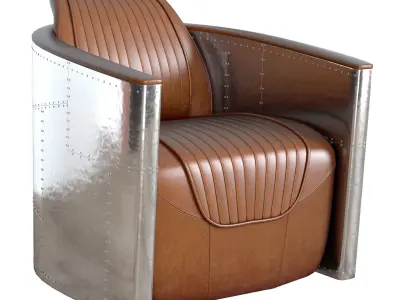 Mini Aviator Armchair 3D model purchase