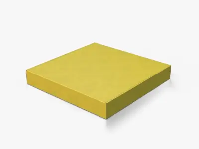 Mailer Boxes - Colored Low Profile Set 3D model