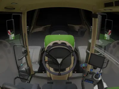 Fendt 1050 Vario Low-poly 3D model