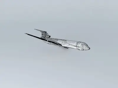 Adreanada Aero flight 1517 Free 3D model