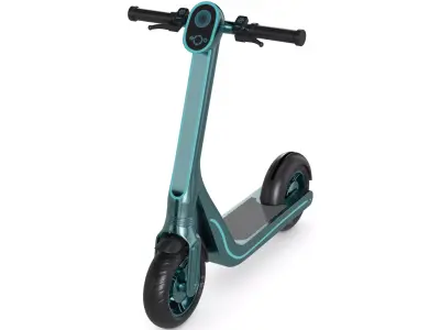 Electric Scooter 3D model 10