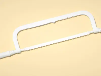 saw  hand saw hacksaw C4D model Low-poly 3D model