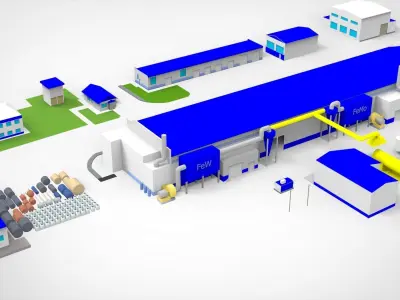 Power plant 3D model buy