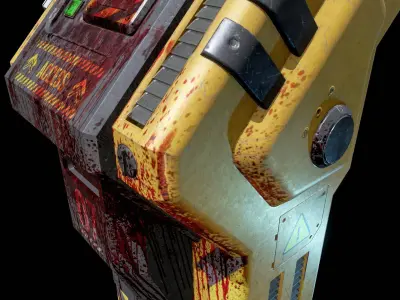 Sci-fi Console Low-poly 3D model buy