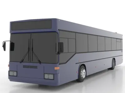 Mercedes-Benz O405ST Low Low-poly 3D model