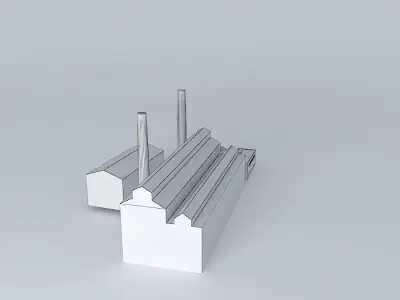 Lots Road Power Station, Chelsea. Free 3D model