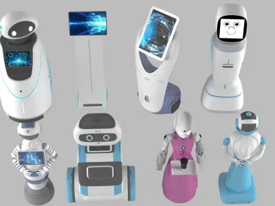 Guided Intelligent Robot 3D model