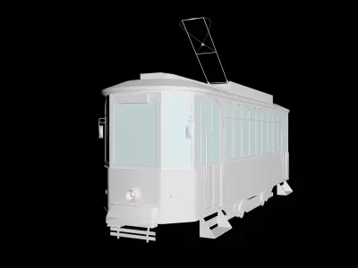 tram wagon  3D model