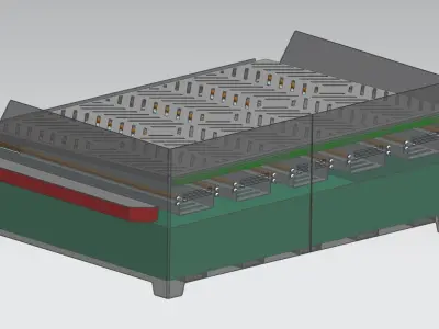 smokeless barbecue 3D model