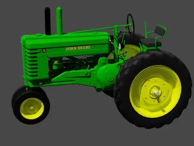 John Deere Model A 3D model