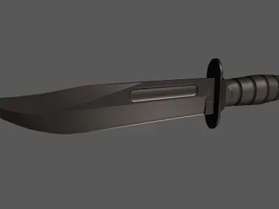 KA-BAR Low-poly 3D model