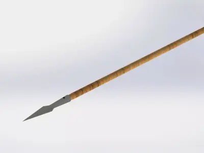 WG 7011 - Throwing dart Low-poly 3D model