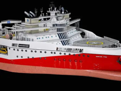  Ramform Marine Siesmic Vessel PBR 
