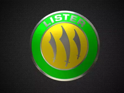 lister logo 3D model