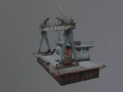 dockyard Free 3D model