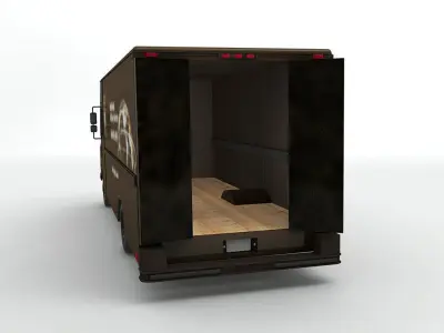 Delivery Truck UPS 3D model