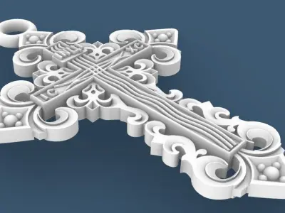 Cross 3D print model 29