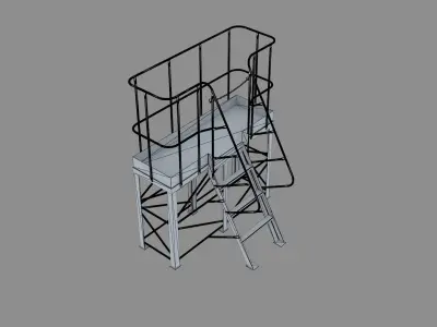 The technological platform mk 1 3D model