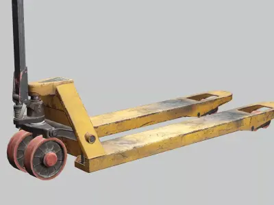 Construction Tool Pallet Truck Low-Poly 3D Model Low-poly 3D model