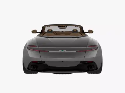 Aston Martin DB12 Volante 2026 3D model