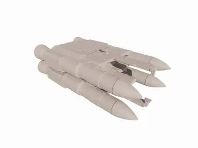 Spaceship-spacecraft 3D model