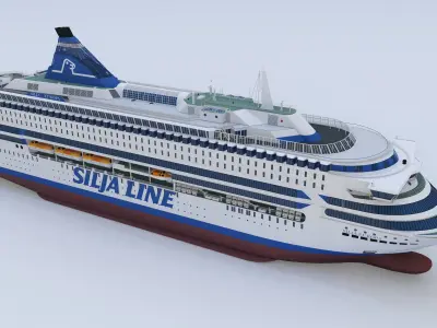 Silja Europa - 3 PACK - ONE FREE 3D model
