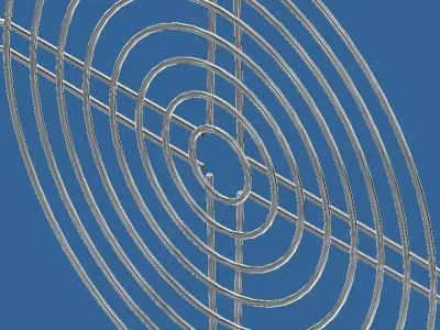 Drip Tray Fan Free 3D model