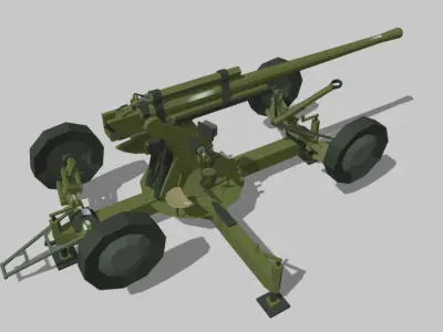 85-mm 52-K Low-poly 3D model