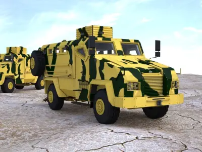 BMC Kirpi Armored  3D model