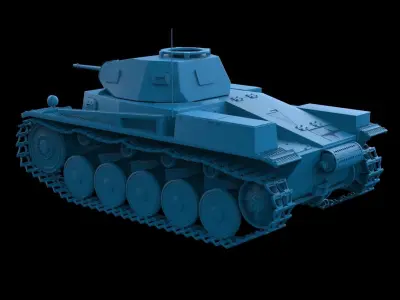 Panzer II 3D print model