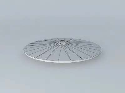 UFO disc Free 3D model
