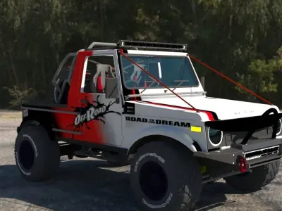 gypsy modified Low-poly 3D model