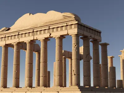 Roman Ruins Asset Pack Free 3D model