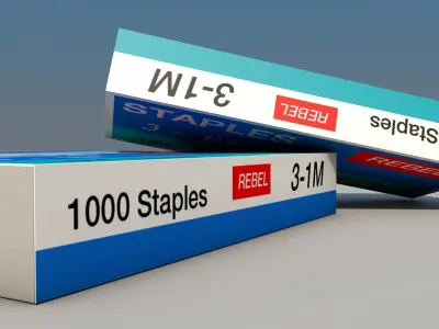 Staples Packaging 3D model