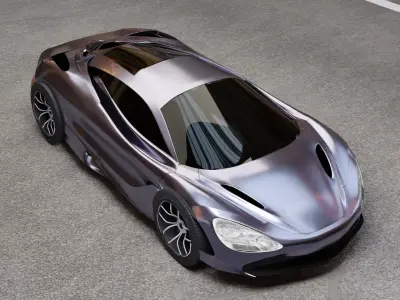 Car replica 3D model