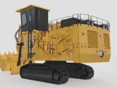 Mining Shovel Excavator 3D model