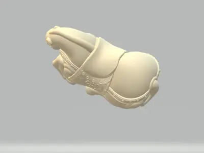 Jade Horse Figurine 3D print model