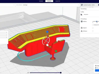 Ship or boat Navigation 3D Printed 3D print model