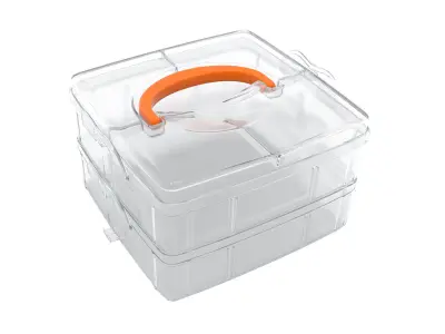 Plastic box 3D model get
