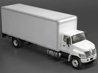 Commercial Box Truck 3D model