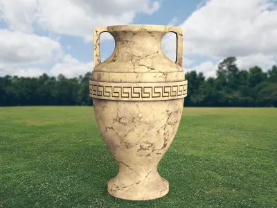 Amphora greek vase 3D model